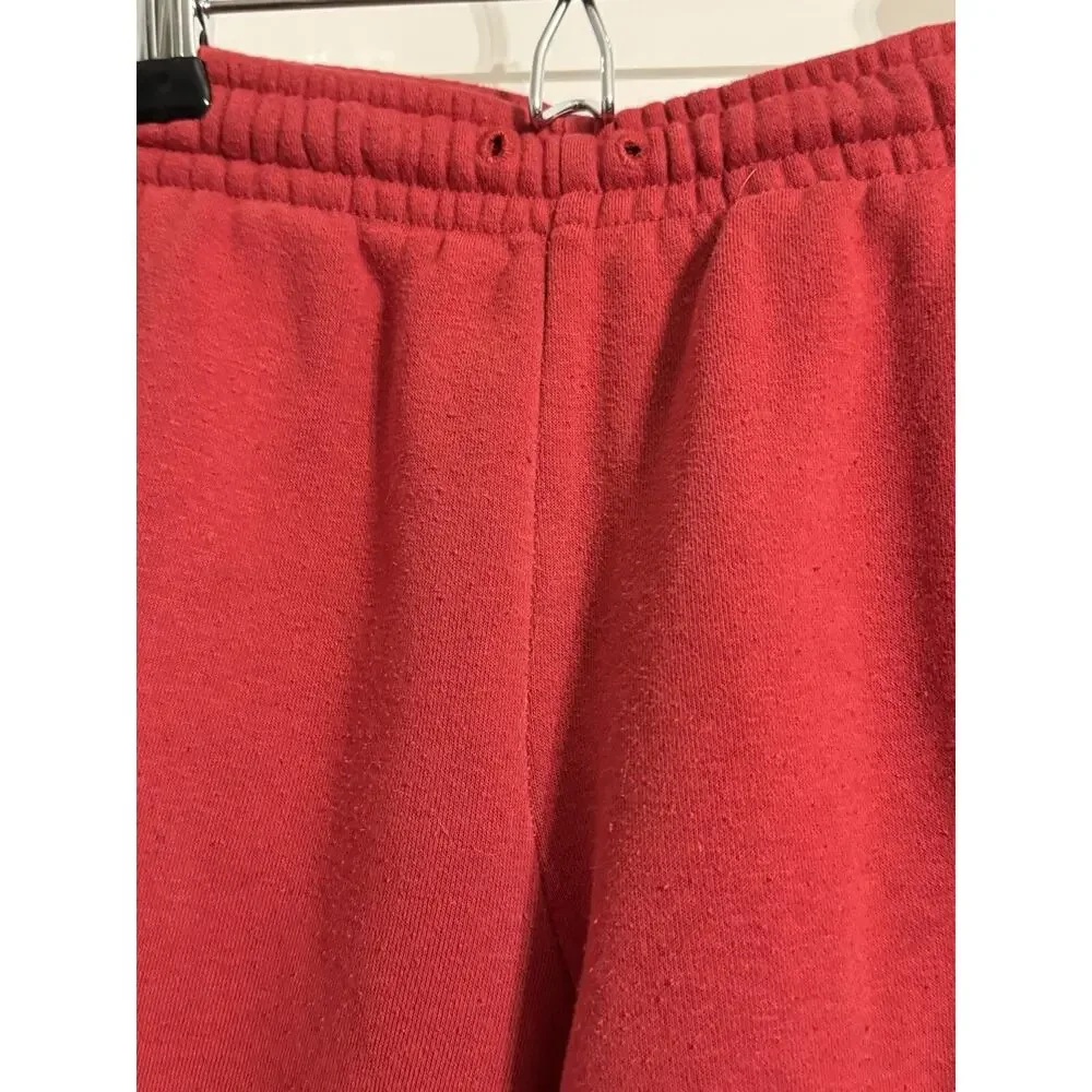 Nike Youth Air Jordan Fleece Pants Joggers Red Size L No Draw String Preowned - Picture 3 of 7